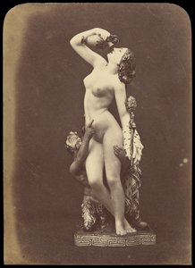 Statue of Woman and Satyr
