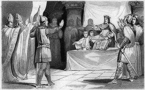 Succession of Louis 1st the Pious or the Debonnaire, 816: The Emperor of the West by Unknown artist