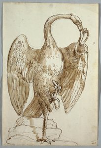 Swan and Two Snakes
