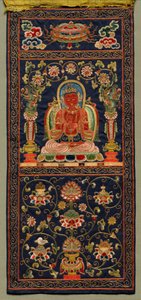 Thangka with the Seventh Bodhisattva by Unknown artist