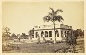 The Baradari in Wingfield Park, Lucknow by Unknown artist