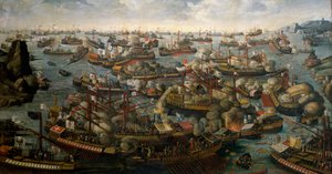 The Battle of Lepanto, 7 October 1571, Late 16th Century by Unknown artist