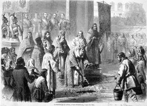 The Blessing of the Neva, Russia, on the Day of the Kings