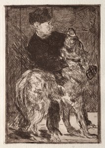 The Boy with a Dog by Unknown artist
