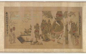 The Buddha Addressing Yamaraja at Kusinagara by Unknown artist