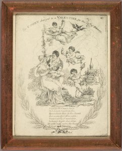 The Comet Change to a Valentine for the 14th of February (valentine) by Unknown artist