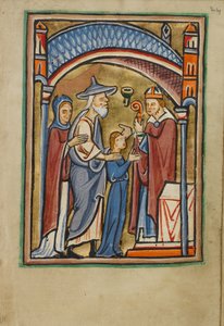 The Departure of the Virgin from the Temple by Unknown artist