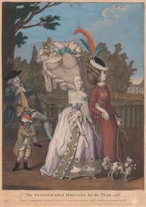 The Fashionable Dresses for the Year, 1776 by Unknown artist