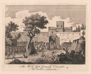 The Holy Gate formerly Viminalis, The road to Nomentena
