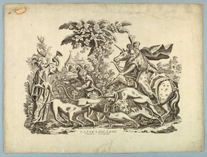 The Lion Hunt by Unknown artist