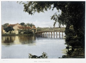 The Little Lake in Hanoi - in “Around the World”, late 19th century by Unknown artist