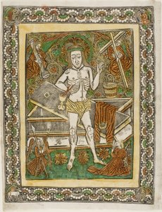 The Man of Sorrows with Four Angels by Unknown artist