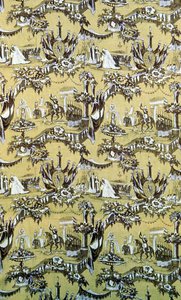 The Marriage of Eugenie and Napoleon (Furnishing Fabric) by Unknown artist