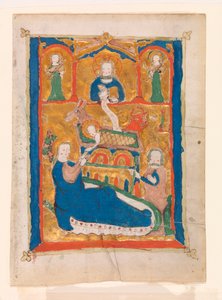 The Nativity with God the Father, Joseph, and Angels by Unknown artist