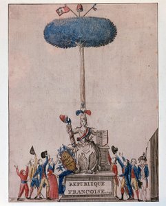 The People Is Sovereign - Allegory of the French Republic and Tree of Liberty