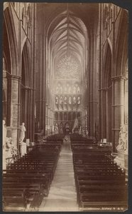 The Transept, from the North, Westminster Abbey by Unknown artist