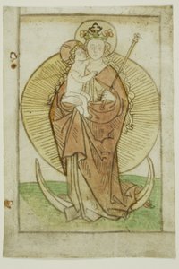 The Virgin and Child with Crown and Sceptre on a Crescent by Unknown artist