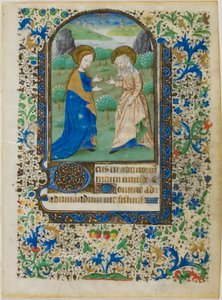 The Visitation, from a Book of Hours by Unknown artist