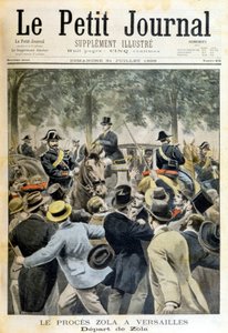 The Zola trial in Versailles - in “Le Petite Journal” of 31/07/1898 by Unknown artist