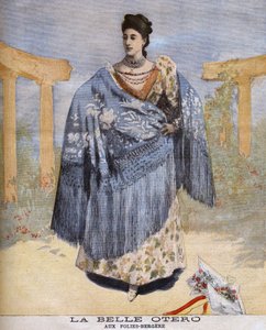 The beautiful Otero at the Folies-Bergères in 1894 by Unknown artist