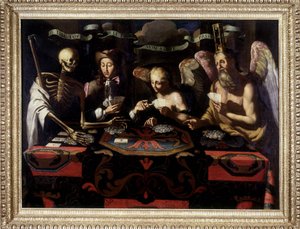 The Brelan of Human Life by Unknown artist
