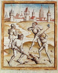 Discovery of a Treasure in the Suburbs of a Fortified Town