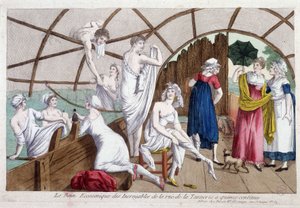 The economic bath of the incredible (15 cents), rue de la tannerie, early 19th century, Carnavalet by Unknown artist