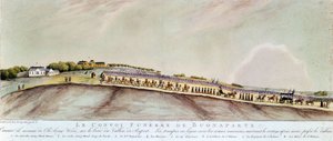 The Funeral Convoy from Bonaparte to St. Helene, 1821 by Unknown artist
