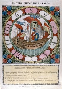 The game of the boat. 18th century by Unknown artist