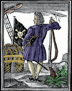 The pirate gentleman Stede Bonnet (1688-1718) by Unknown artist