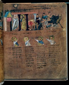 The Purple Codex Rossanensis, 6th Century by Unknown artist