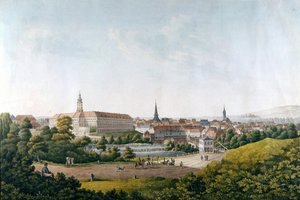 The town of Weimar at the end of the 18th century by Unknown artist