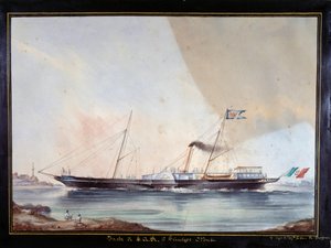 The Yacht of Prince Oddone, Duke of Montferrat by Unknown artist