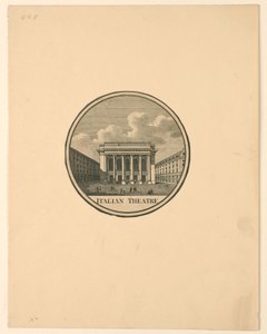 Theatre des Italiens, Paris by Unknown artist