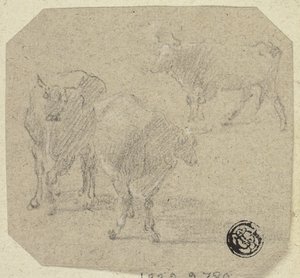 Three Cows by Unknown artist