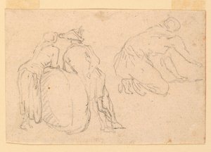 Three Figural Studies by Unknown artist