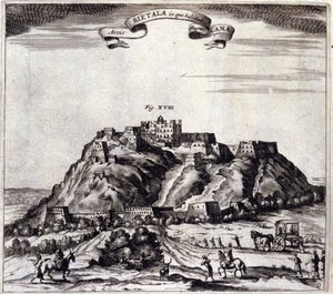 Tibet. View of the Pothala, palace of the Dalai Lama in Lhasa. 