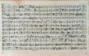 Title Page of The Art of the Fugue, the Last and Incomplete Fugue