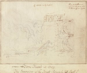 Tom Thumb at Bay by Unknown artist