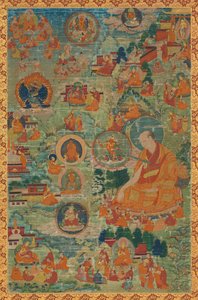 Tsong-kha-pa and Scenes from His Life by Unknown artist