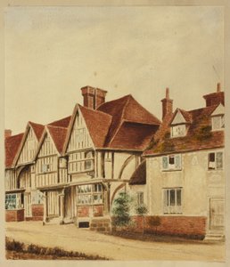Tudor House Fronts by Unknown artist