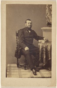 Unidentified Bearded Man, Seated