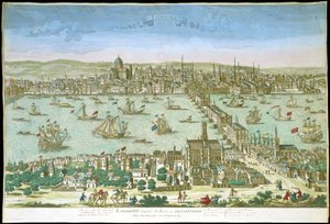 View of London at the Beginning of the 18th Century by Unknown artist