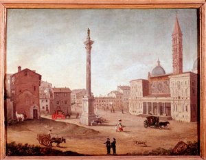 View of the Basilica of Santa Maria Maggiore in Rome by Unknown artist