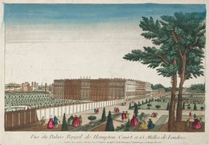 View of the Royal Palace of Hampton Court by Unknown artist