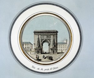 View of the St Denis Door by Unknown artist