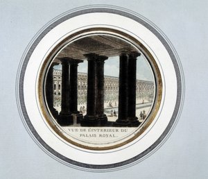 View of the interior of the Royal Palace (engraving) by Unknown artist