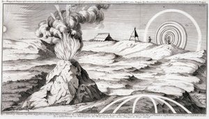 Volcano on the Mountain of Cotopaxi - in 