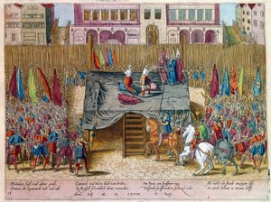 War of Ninety Years: The Decollation of Lamoral, Count of Egmont, Prince of Gavre (1522-1568) by Unknown artist