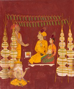 Wedding Ceremony with Brahma in Attendance by Unknown artist